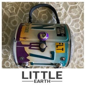 Little Earth barrel ‘Arizona’ license plate handbag